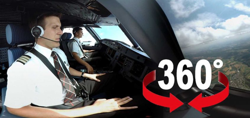 360 Cockpit View On Take Off