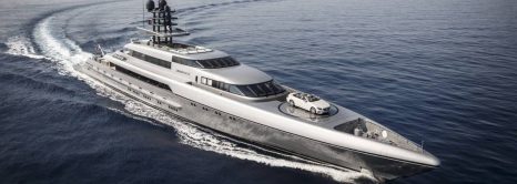 $90M Silver Fast Super Yatch