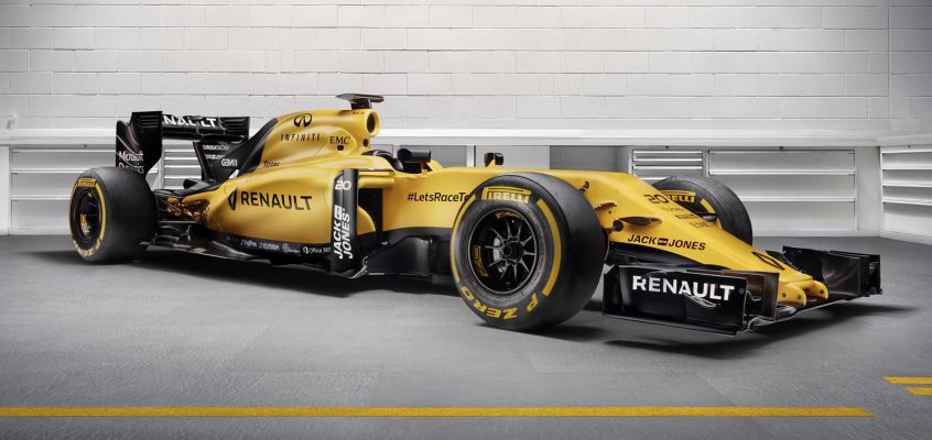 New Renault 2016 Formula 1 Colour