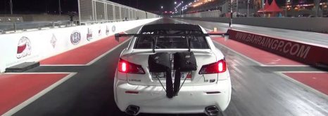 Lexus Disaster On Drag Strip