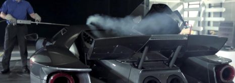 Ford GT In A Wind Tunnel