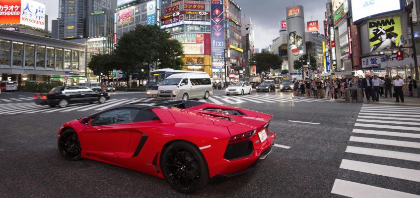 Lamborghini Rampage in Tokyo