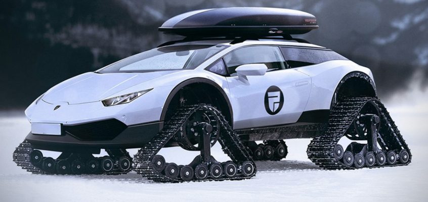 Lamborghini Huracan Snowmobile Concept