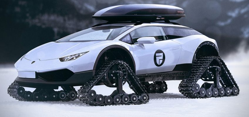 Lamborghini Huracan Snowmobile Concept