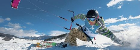 Try Kite Skiing This Winter