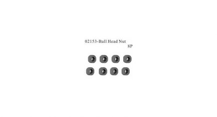 Ball Head Nut 8 Pieces (02153)
