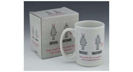 Only A Bitch Like Me Could Live With A B*****d Like Him - Mug