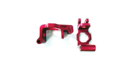 Himoto Aluminium Front Upright & Bush (Red) (78-P011TR)