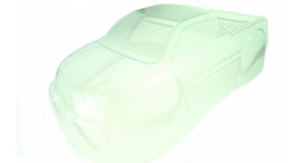 Himoto 1:10 Bowie Monster Truck Body Shell (Clear Unpainted) (31802)