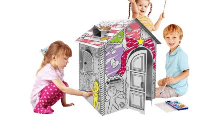Cardboard Playhouse Little Gingerbread House
