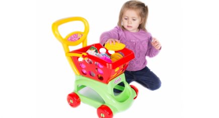 Candy & Ken 24 Piece Market Shopping Trolley