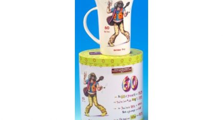 mug & tin set 60th