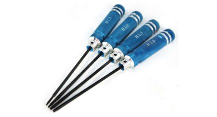 Hex Screwdrivers Set Blue (80107)