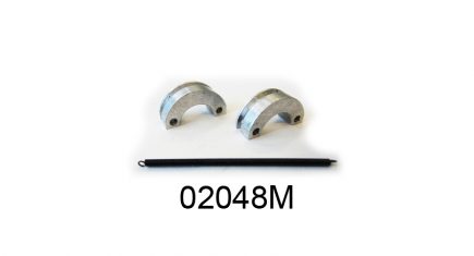 Metal Clutch Shoe w/Spring 1SET (02048M)