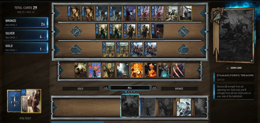 Gwent: The Witcher Card Game closed beta review