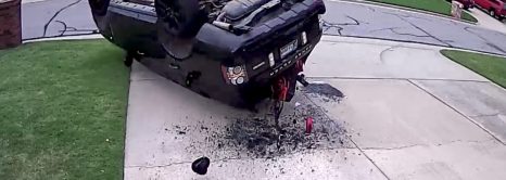 Range Rover Tries To Do A J-Turn & Learns A Valuable Lesson In Physics