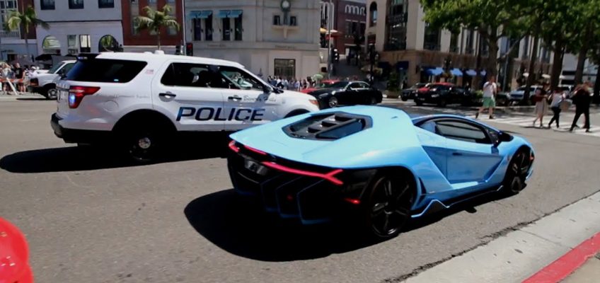 Police NOT HAPPY – LOUD $2.3M Lamborghini Centenario