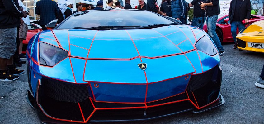 Lambo Squad takes over the Ace Cafe