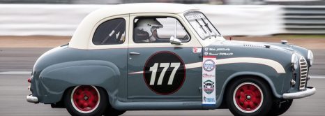 Stardust and showers on the tarmac at Silverstone Classic 2017