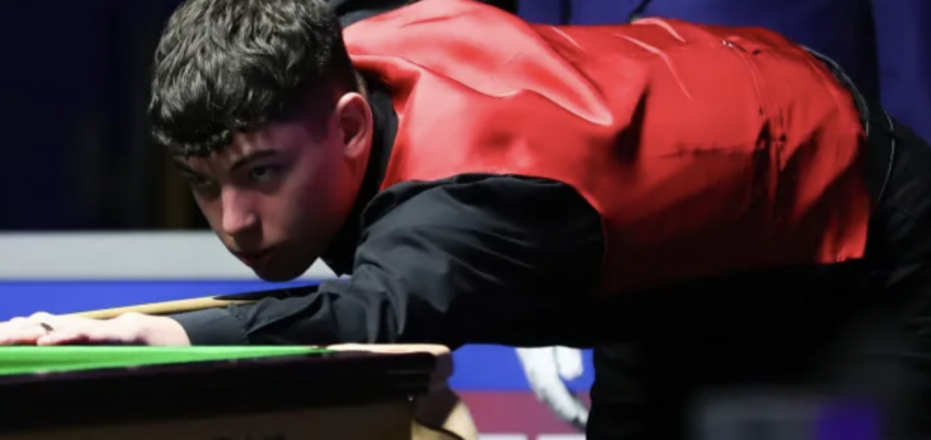 Liam Davies inspired by Luke Littler in Snooker Championship qualifying